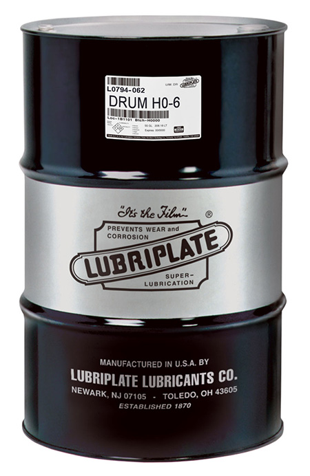 LUBRIPLATE HO-6 (LUBRICATING OIL) PETROLEUM-BASED, HEAVY-DUTY HYDRAULIC OILS L0794-062 (55GL/DRUM)
